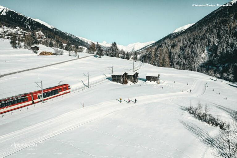 Alpenverein OEAV.SK švajčiarsko zima