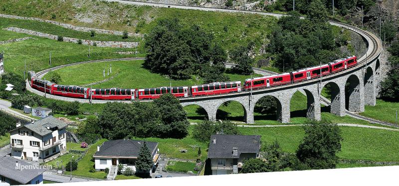 Rhétská dráha UNESCO Alpenverein OEAV.CZ
