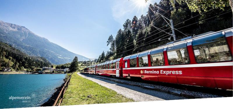 Alpenverein OEAV.CZ Rhétská dráha Švýcarsko